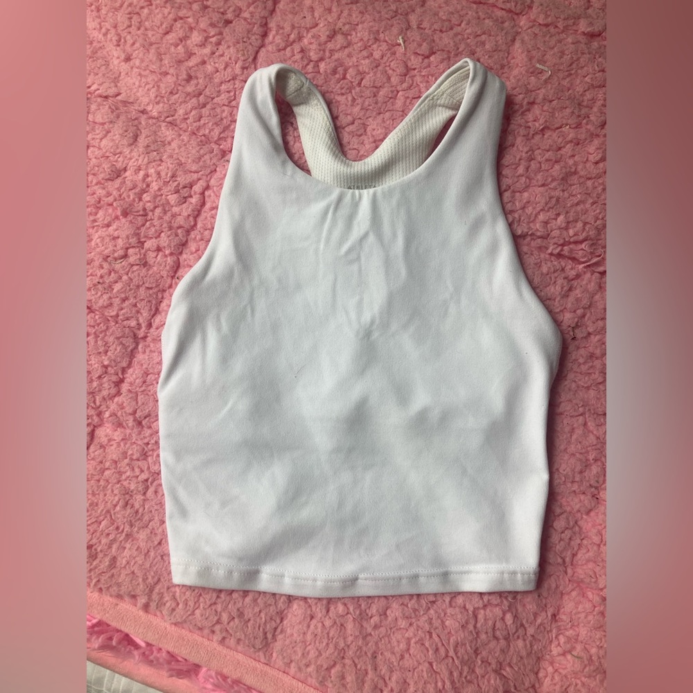 Athleta Girl White tank top xs